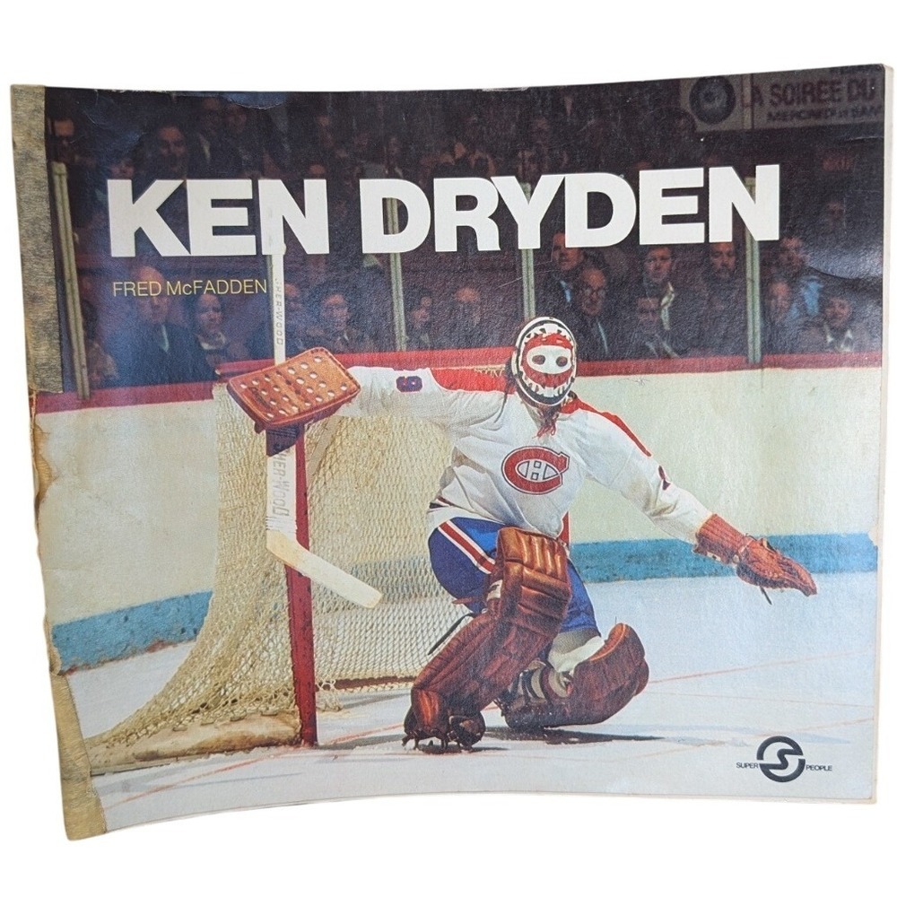 Vintage Ken Dryden Super People Book Fred McFadden Montreal Canadiens NHL Hockey